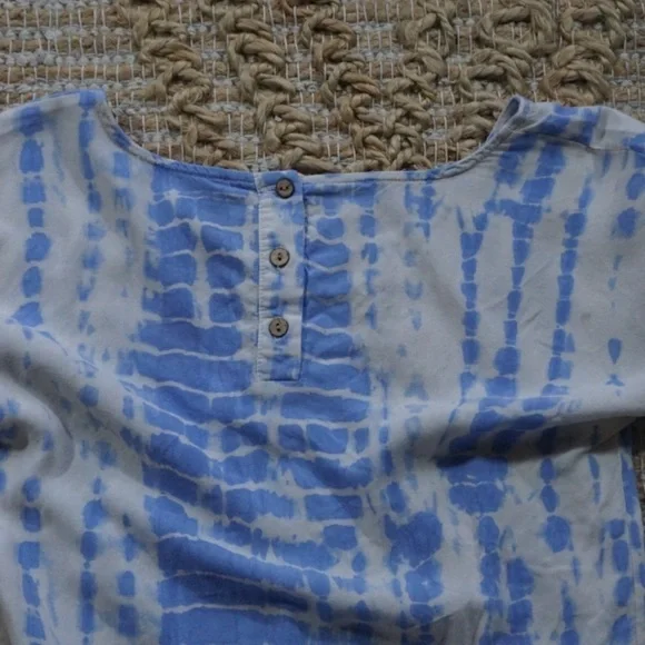 Olive & oak tie dye short sleeve blouse - Picture 5 of 5